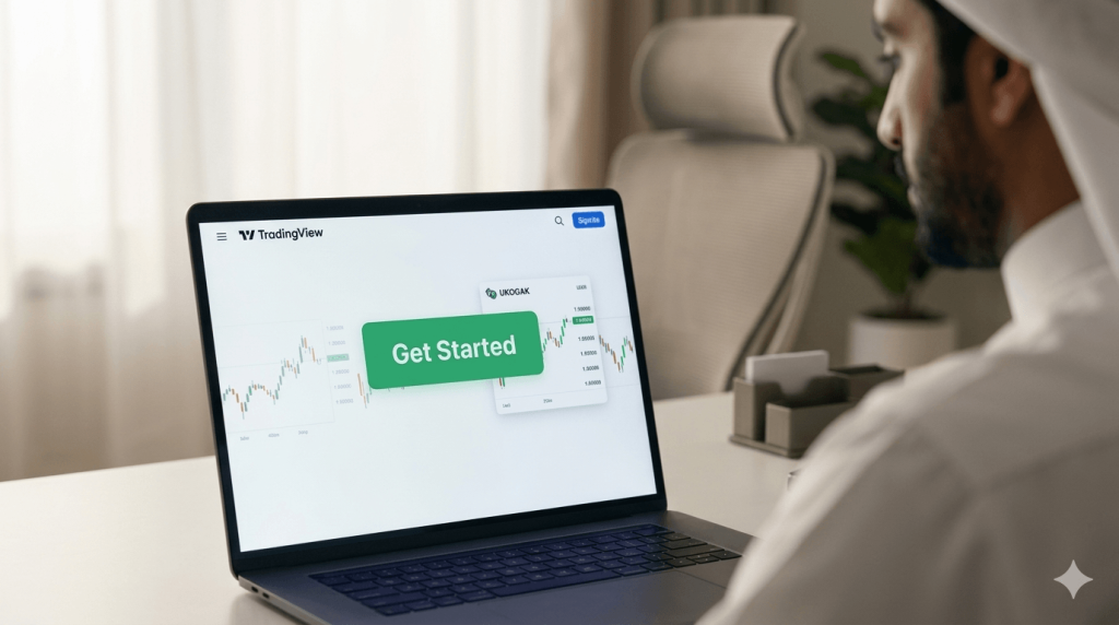 دليل فتح حساب TradingView للمبتدئين