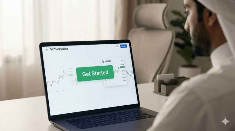 دليل فتح حساب TradingView للمبتدئين