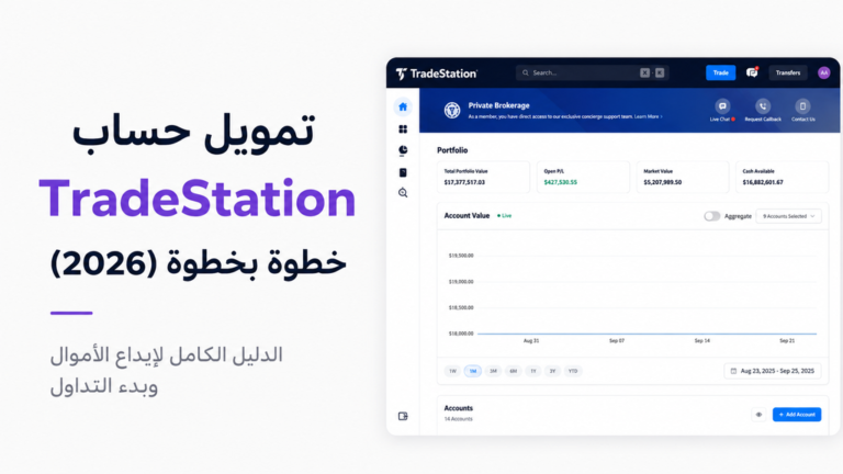 تمويل حساب TradeStation