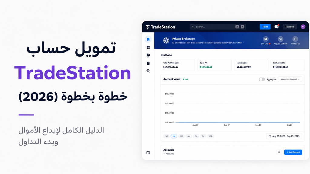 تمويل حساب TradeStation